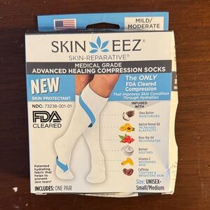 NIP Unisex S/M Skineez Skin-Reparative Medical Grade Compression Socks
